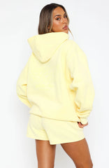 Leisure Edition Oversized Hoodie Lemon