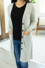 Colbie Cardigan - Heathered Oatmeal