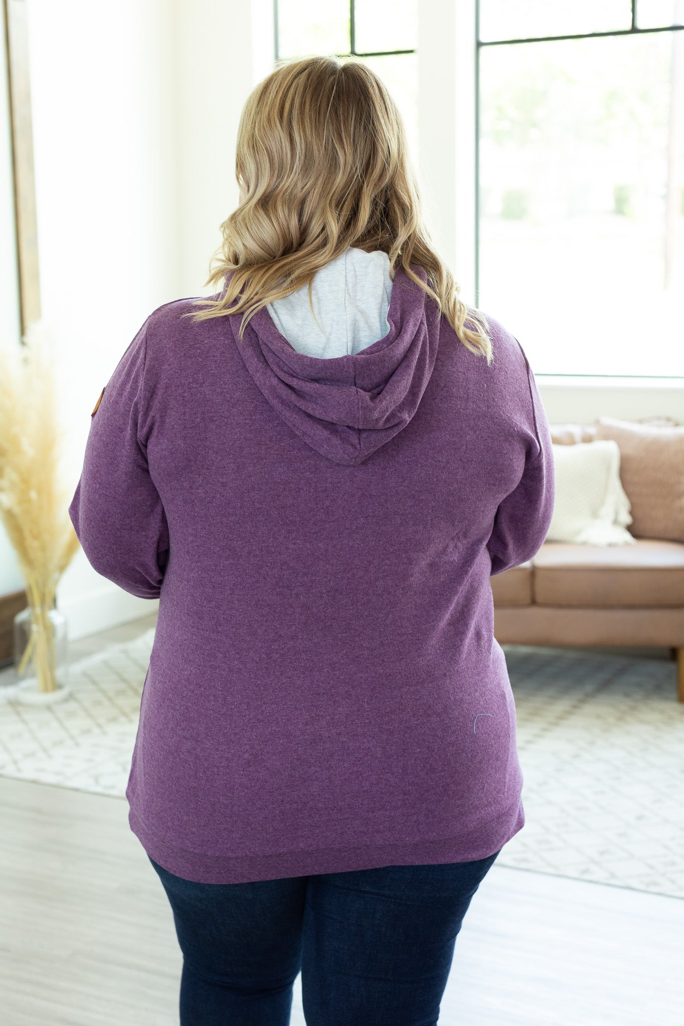 Classic Halfzip Hoodie - Heathered Purple