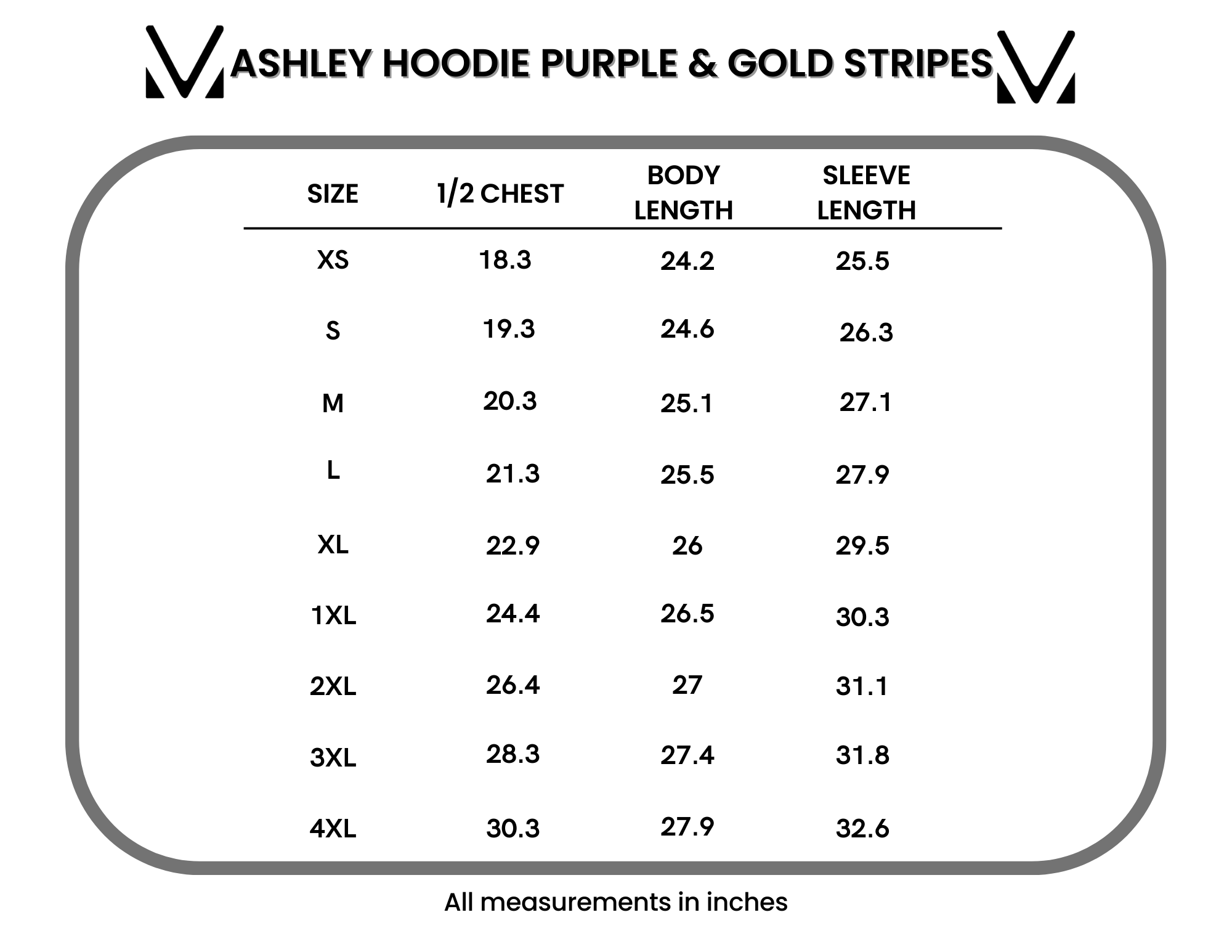 Ashley Hoodie - Purple and Gold Stripes