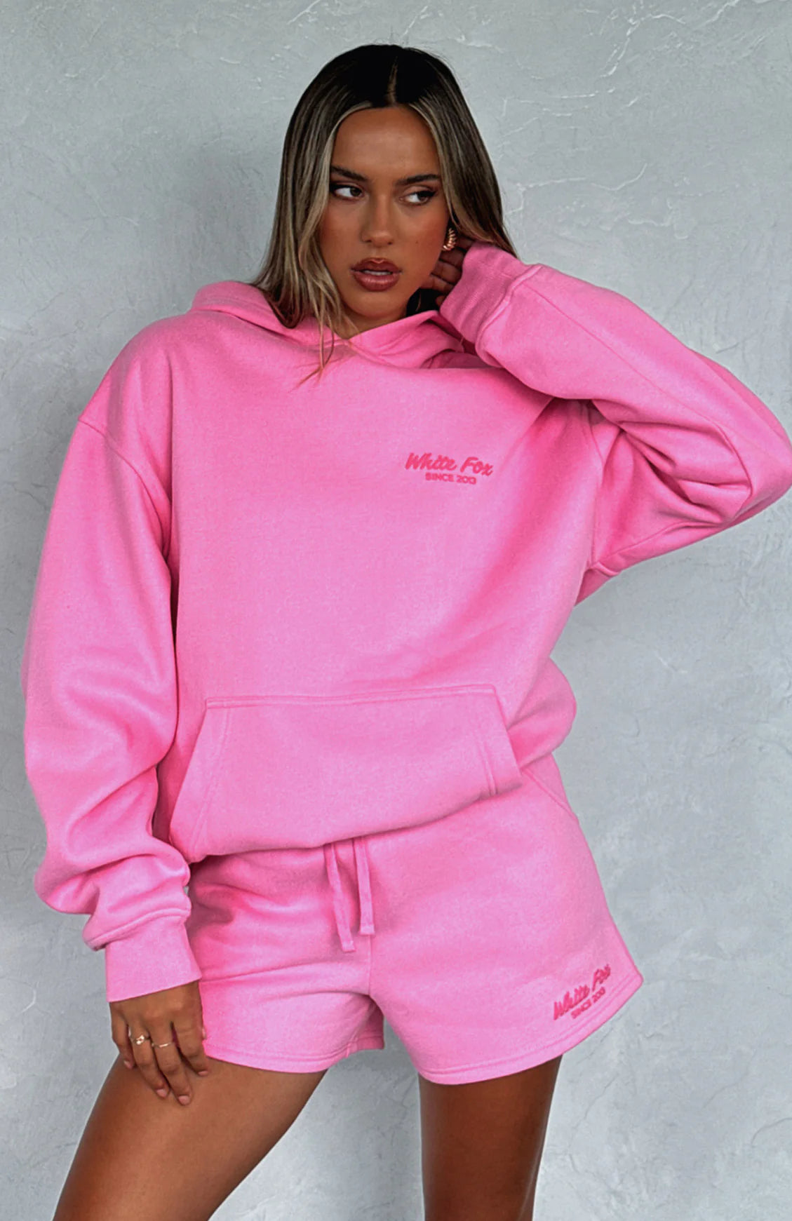 Leisure Edition Oversized Hoodie Pink