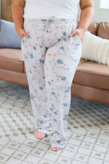 Cloud Lounge Pants - Grey Floral