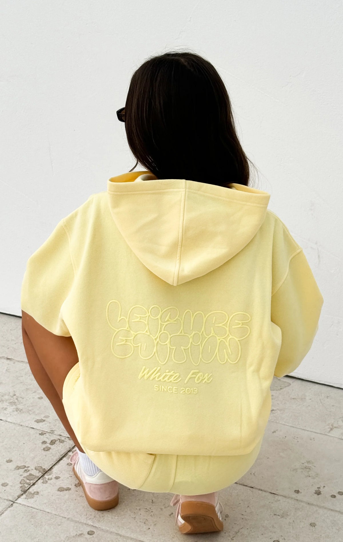 Leisure Edition Oversized Hoodie Lemon