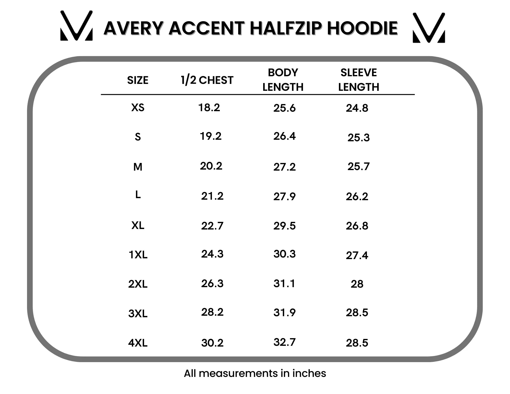 Avery Accent HalfZip Hoodie - Grey and Aqua