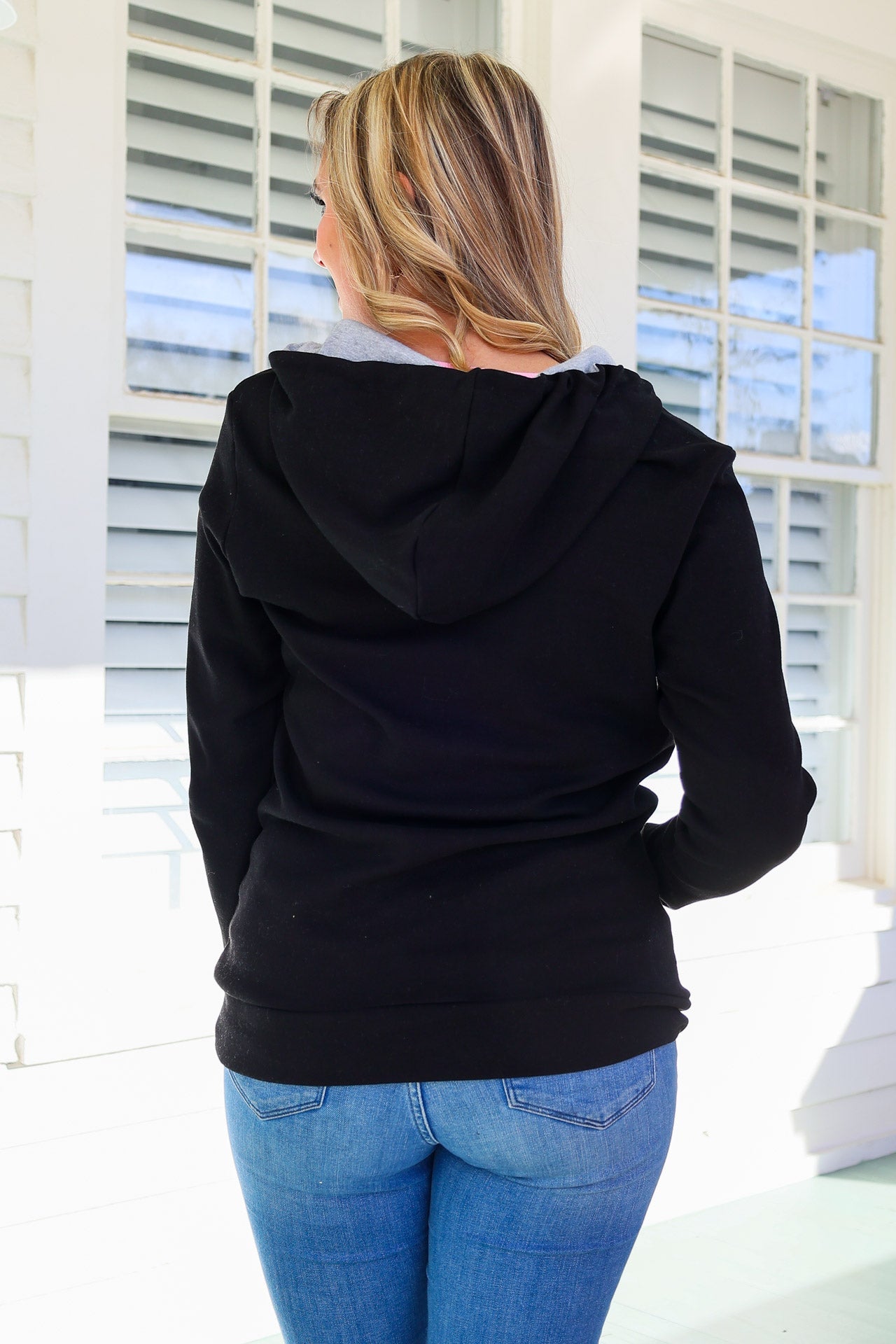 Classic Halfzip Hoodie - Black